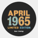 Search for 1965 stickers 60th