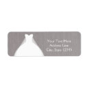 Search for wedding dress return address labels Chic