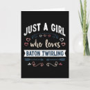 Search for baton cards Girl