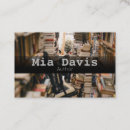 Search for authors business cards Reporter