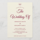Search for burgundy and cream invitations Couple