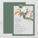 Search for sage green and white wedding invitations Botanical