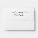 Search for a6 white envelopes Return address