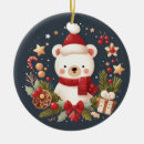 Search for cute teddy bear christmas tree decorations Winter