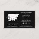 Search for butcher business cards Livestock