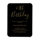 Search for 60th birthday magnets Black and white