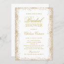 Search for confetti bridal shower invitations White