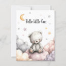 Search for watercolor bear postcards Nursery