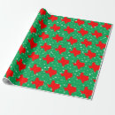 Search for texas christmas wrapping paper Red