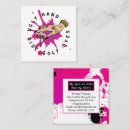 Search for paint splatter business cards Pink