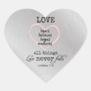 Search for love never fails stickers Faith
