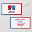 Search for boxing gym business cards Boxer