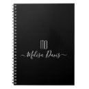 Search for create your own trendy monogram notebooks Elegant