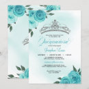 Search for cinderella blue invitations Tiara