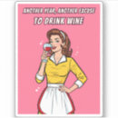 Search for funny retro housewife stickers For her
