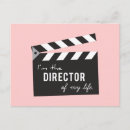 Search for director postcards Clapperboard