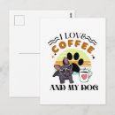 Search for love shopping postcards Coffee shop