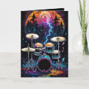 Search for drummer birthday cards Drum set
