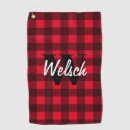 Search for plaid golf towels Lumberjack