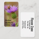 Search for thistles business cards Flower