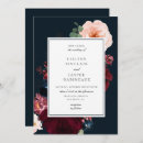 Search for burgundy and blush invitations Navy blue