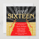 Search for hollywood red carpet sweet 16 invitations Party
