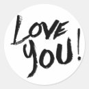 Search for love note stickers Black and white