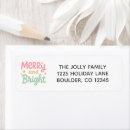Search for bright pink return address labels Fun