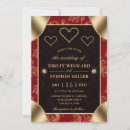 Search for red rose invitations Gold