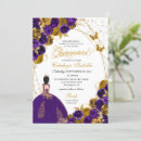 Search for purple butterfly quinceanera invitations 15th birthday