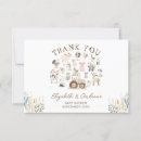 Search for barnyard animals thank you cards Baby shower