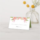 Search for floral wedding place cards Elegant