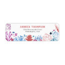 Search for coral reef return address labels Under the sea