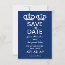 Search for royal blue save the dates White