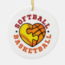 Search for softball christmas tree decorations Player
