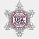 Search for 1776 christmas tree decorations Red white and blue