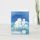 Search for polar bear penguin cards Snow