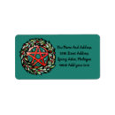 Search for pagan return address labels Pentacle