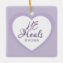 Search for healing christmas tree decorations Heart