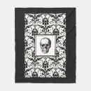 Search for black and white skull blankets Skeleton