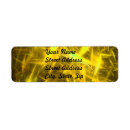 Search for fractals return address labels Yellow