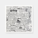 Search for newspaper napkins Vintage