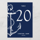 Search for nautical wedding table cards Navy