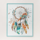 Search for dreamcatcher puzzles Watercolor