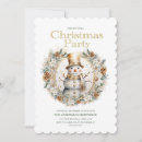Search for snowman christmas invitations Elegant