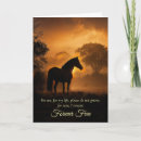 Search for condolences loss of horse cards Equine