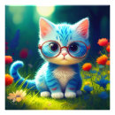 Search for cat wearing glasses art Cute