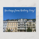 Search for varied postcards Karlovy vary