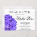 Search for hydrangea shower invitations Purple