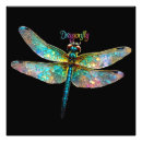 Search for colorful glass posters Dragonfly